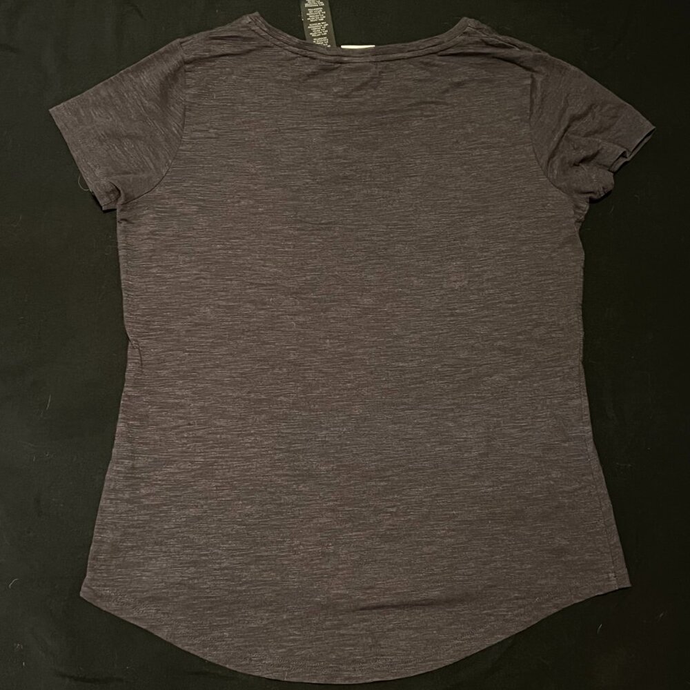 Genuine Harley Davidson Women's Eagle Short Sleeve Dark Grey Shirt Size L - Picture 4 of 4